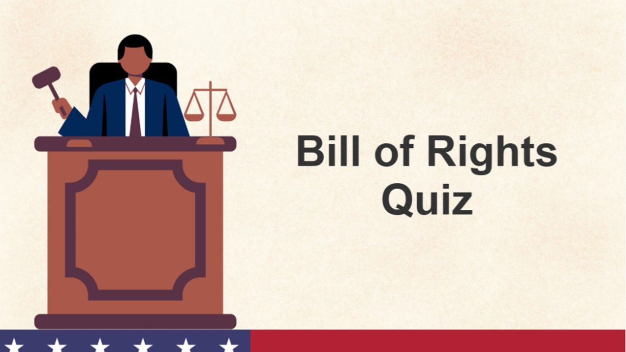 Bill of Rights Quiz Template