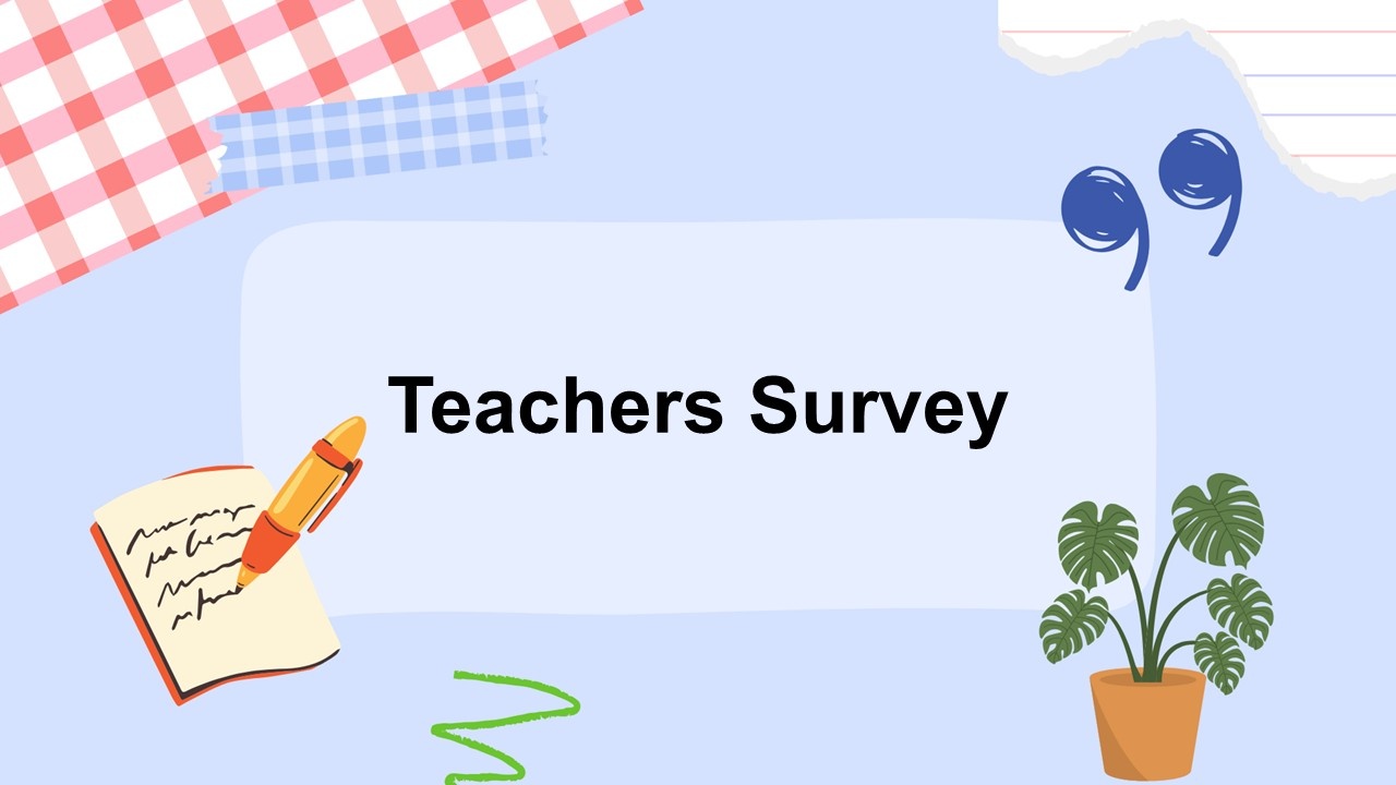 Teachers Survey Poll Template