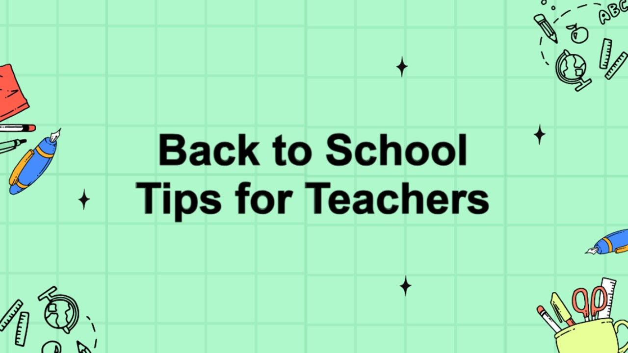 Back to School Tips for Teachers Presentation Template