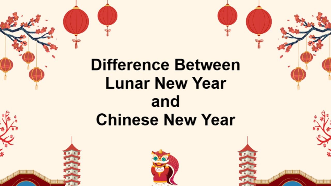 Difference Between Lunar New Year and Chinese New Year