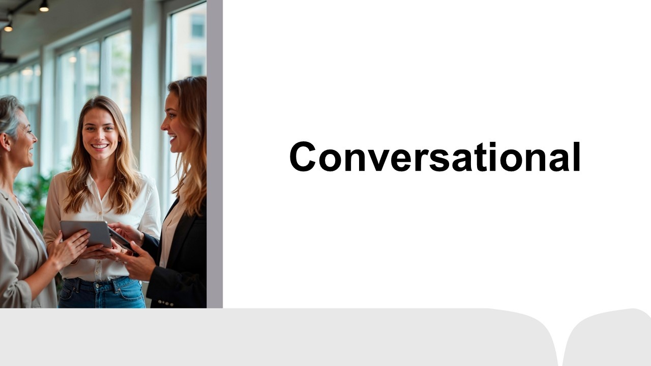 Conversational Presentation Template