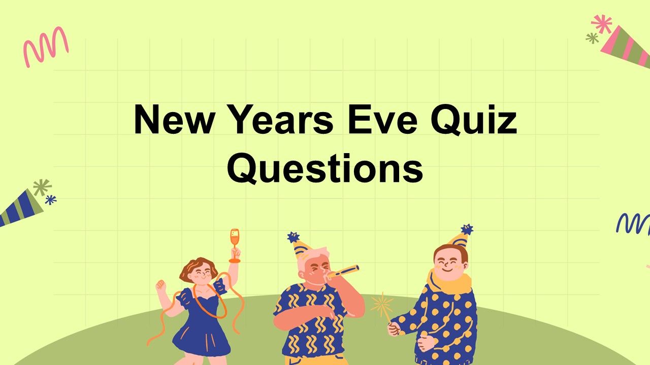 New Years Eve Quiz Template