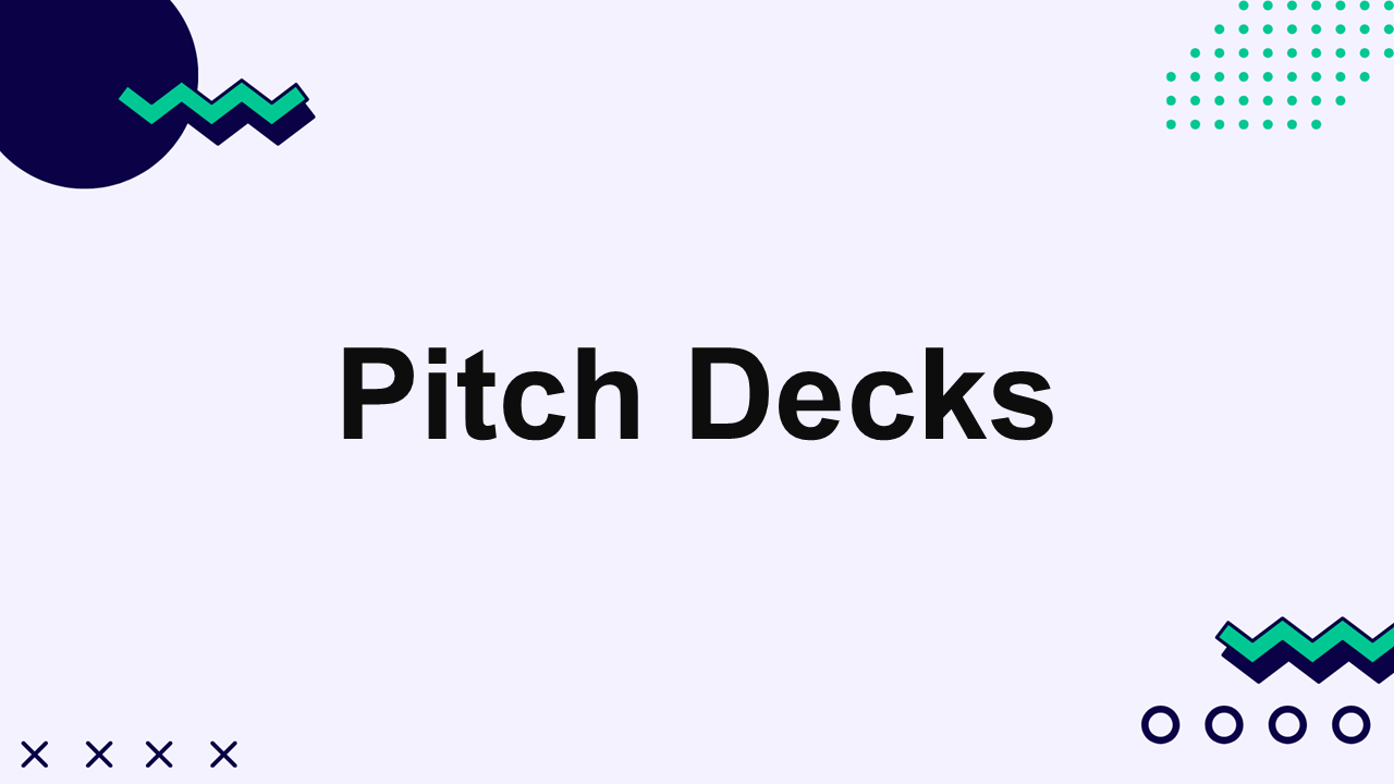 Pitch Decks Presentation Templates