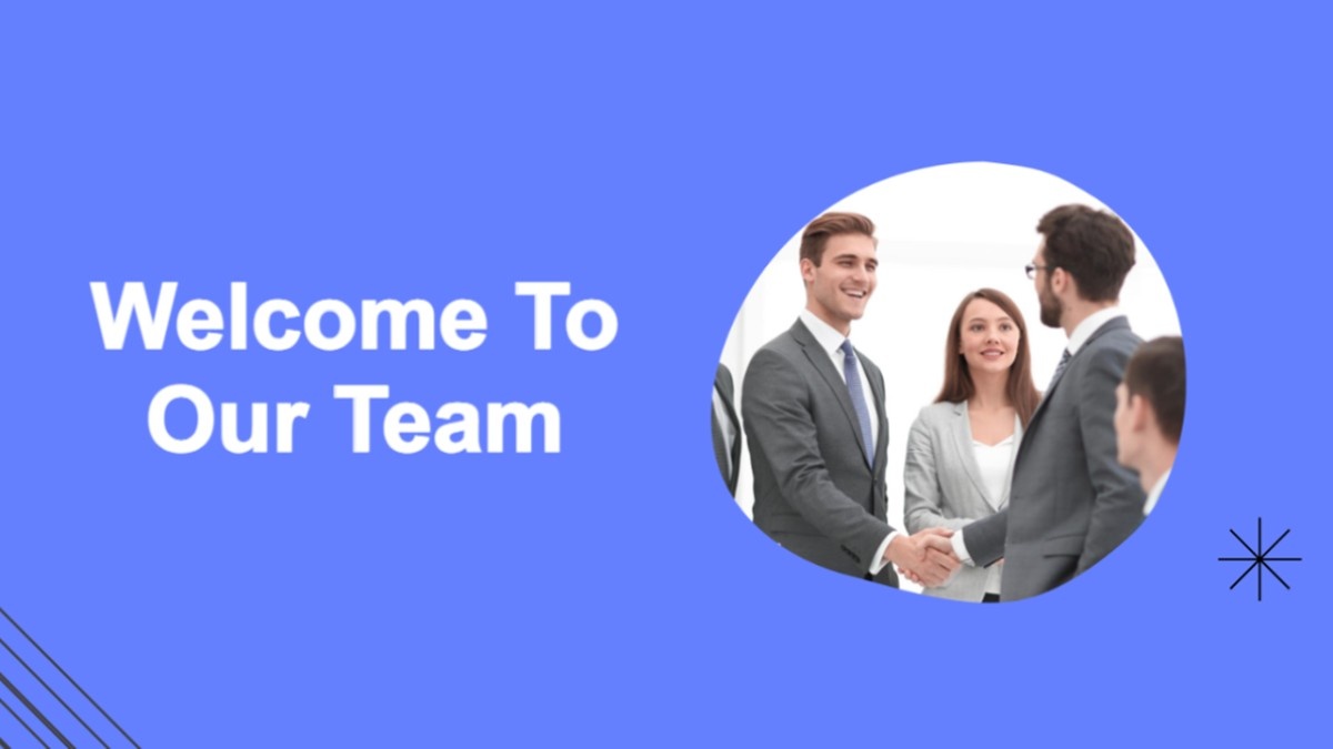 Welcome To Our Team Presentation Template