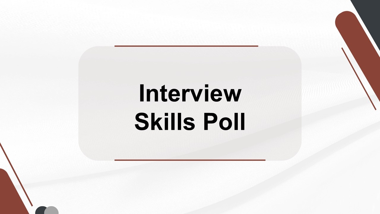 Interview Skills Poll Template