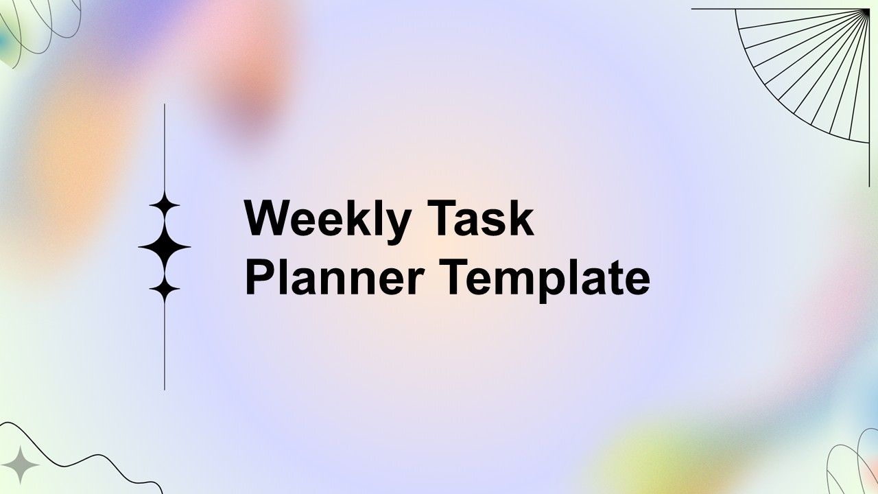 Weekly Task Planner Presentation Template