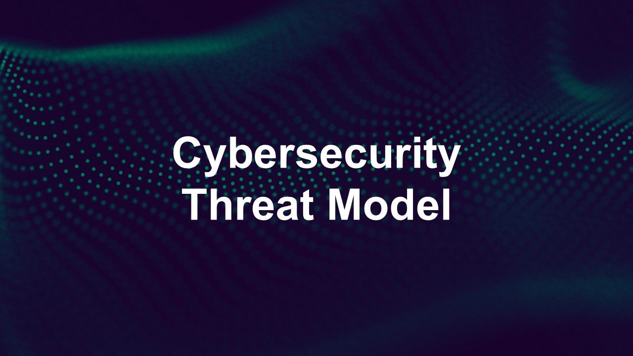 Cybersecurity Threat Model Presentation Template