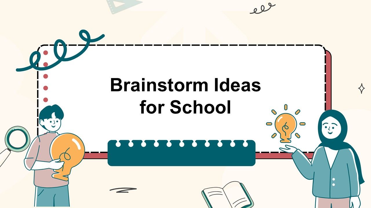 Brainstorm Ideas for School Presentation Templates