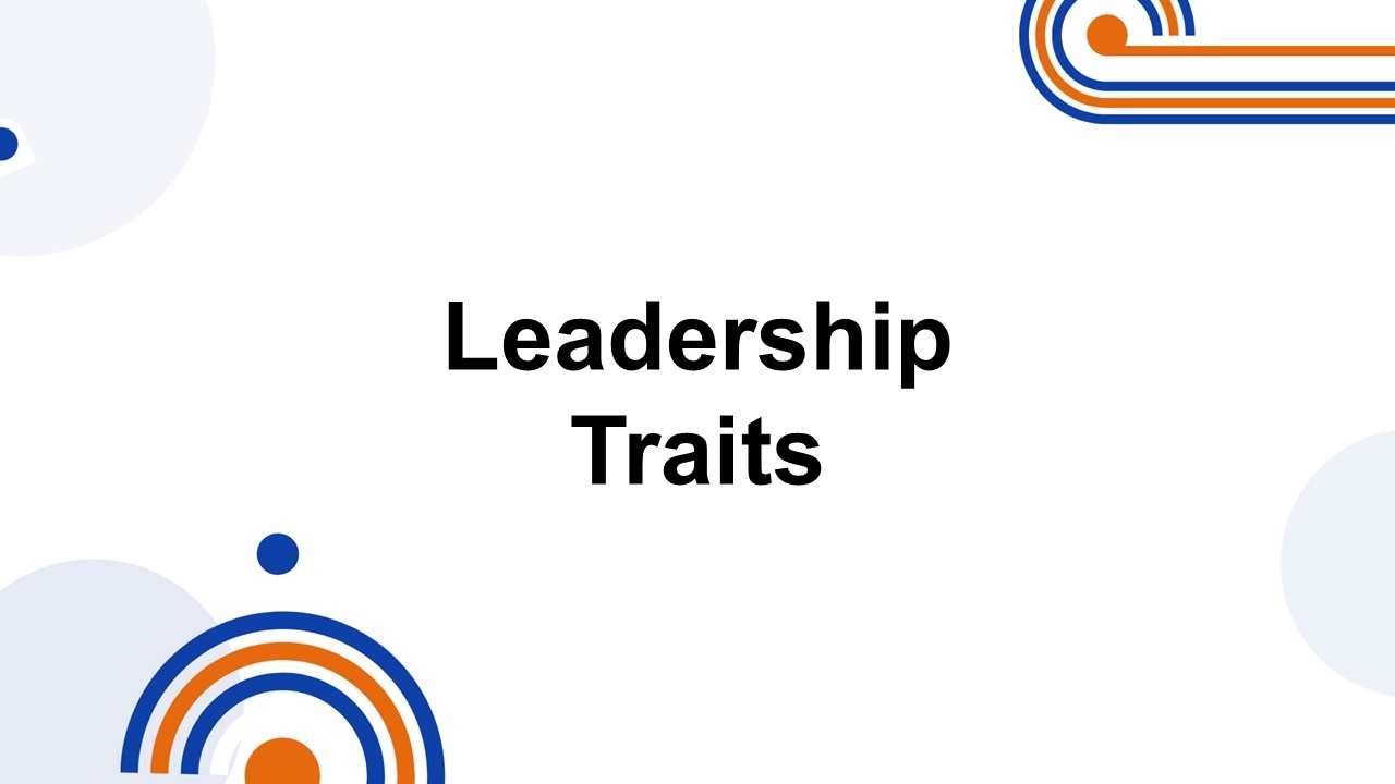 Leadership Traits Presentation Template