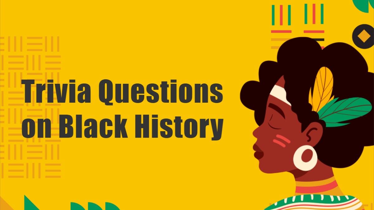 Trivia Questions on Black History Quiz Template