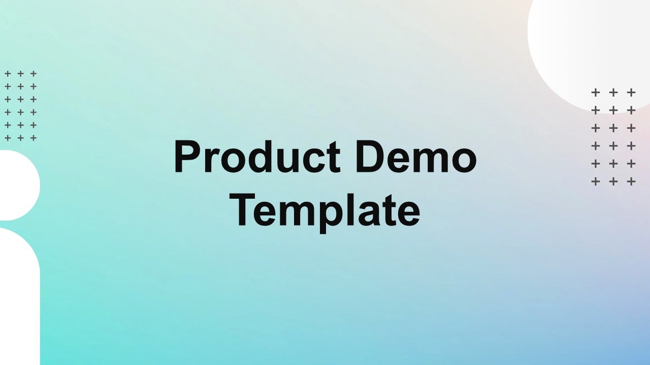 Product Demo Presentation Template