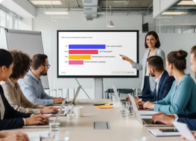 Remote and hybrid meeting features