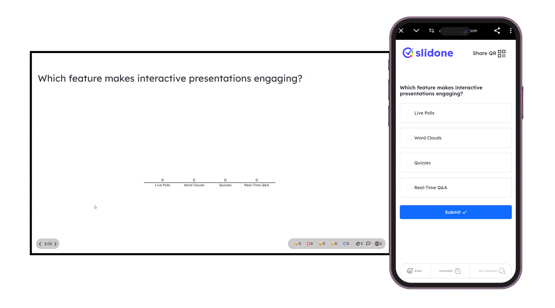 Interactive presentation software demo