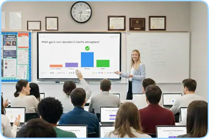Interactive classroom with Slidea