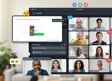 Virtual event collaboration tools