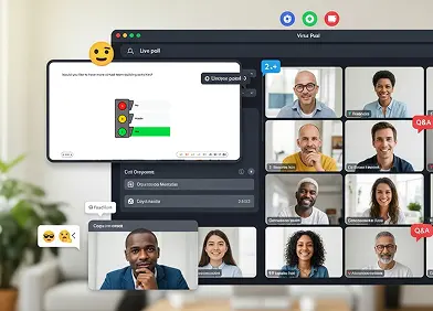 Virtual event collaboration tools