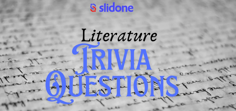 Literature Trivia Questions