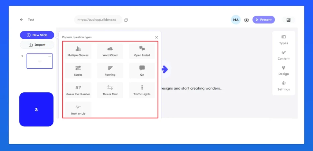 Steps to Create free Interactive Presentations Select Interactive Elements