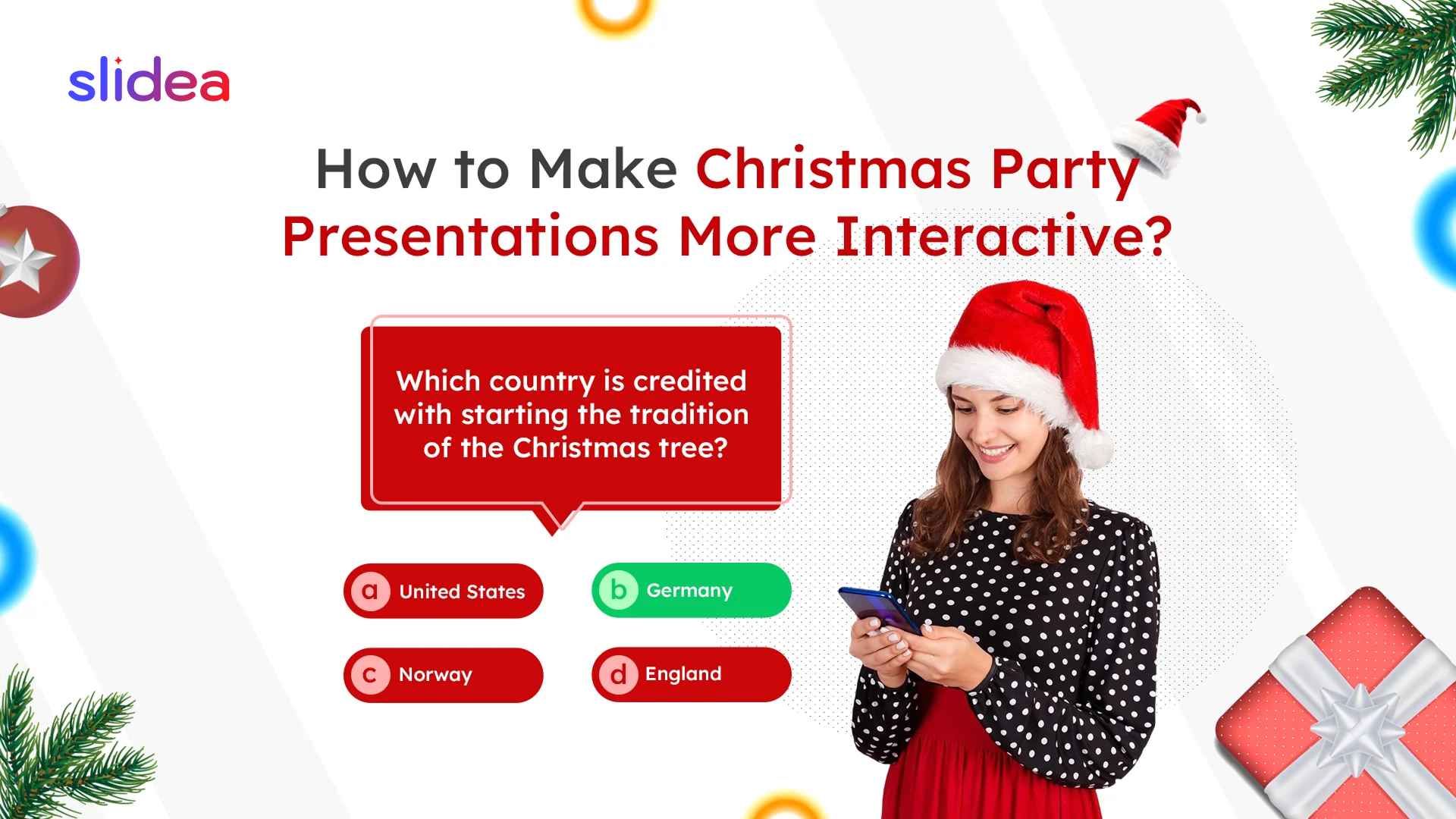 How to Make Christmas Party Presentations More Interactive?