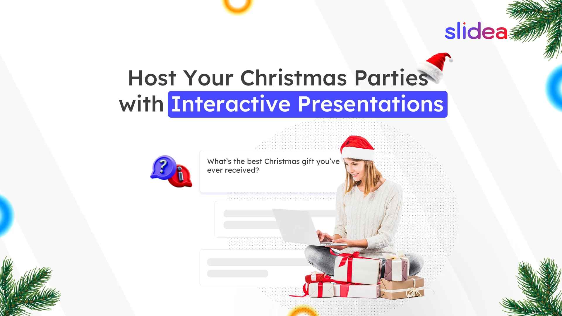 Host Your Christmas Parties with Interactive Presentations