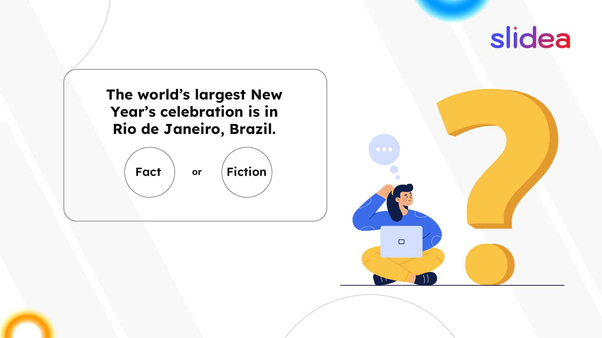 The New Year Fact or Fiction: A Fun Way to Engage & Educate