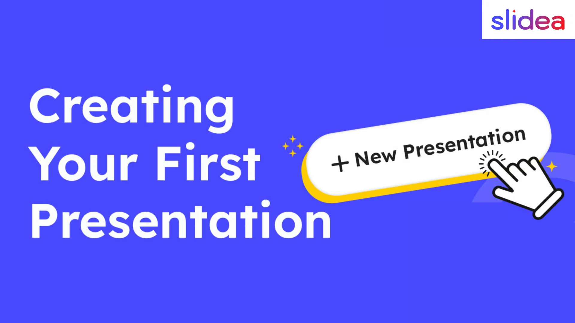 How to Create Your First Presentation in Slidea