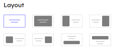 choosing a layout for the uploaded image in the traffic lights slide
