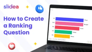How to Create a Ranking Question in Slidea