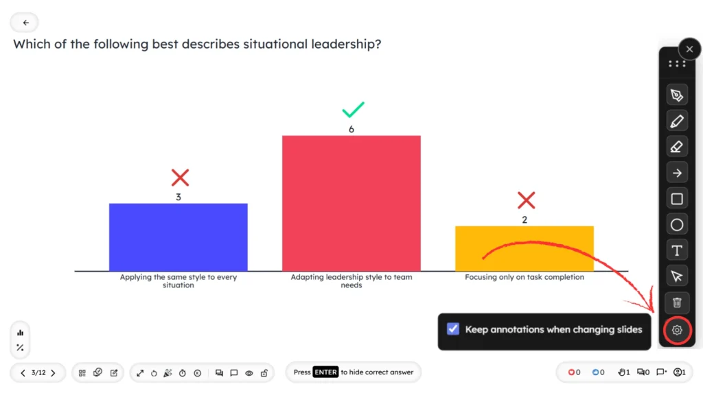 Keep Drawings When Changing Slides