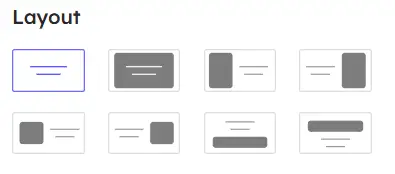 choosing a layout for the uploaded image in the scales slide