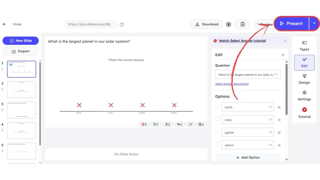 How To Present Your Slides