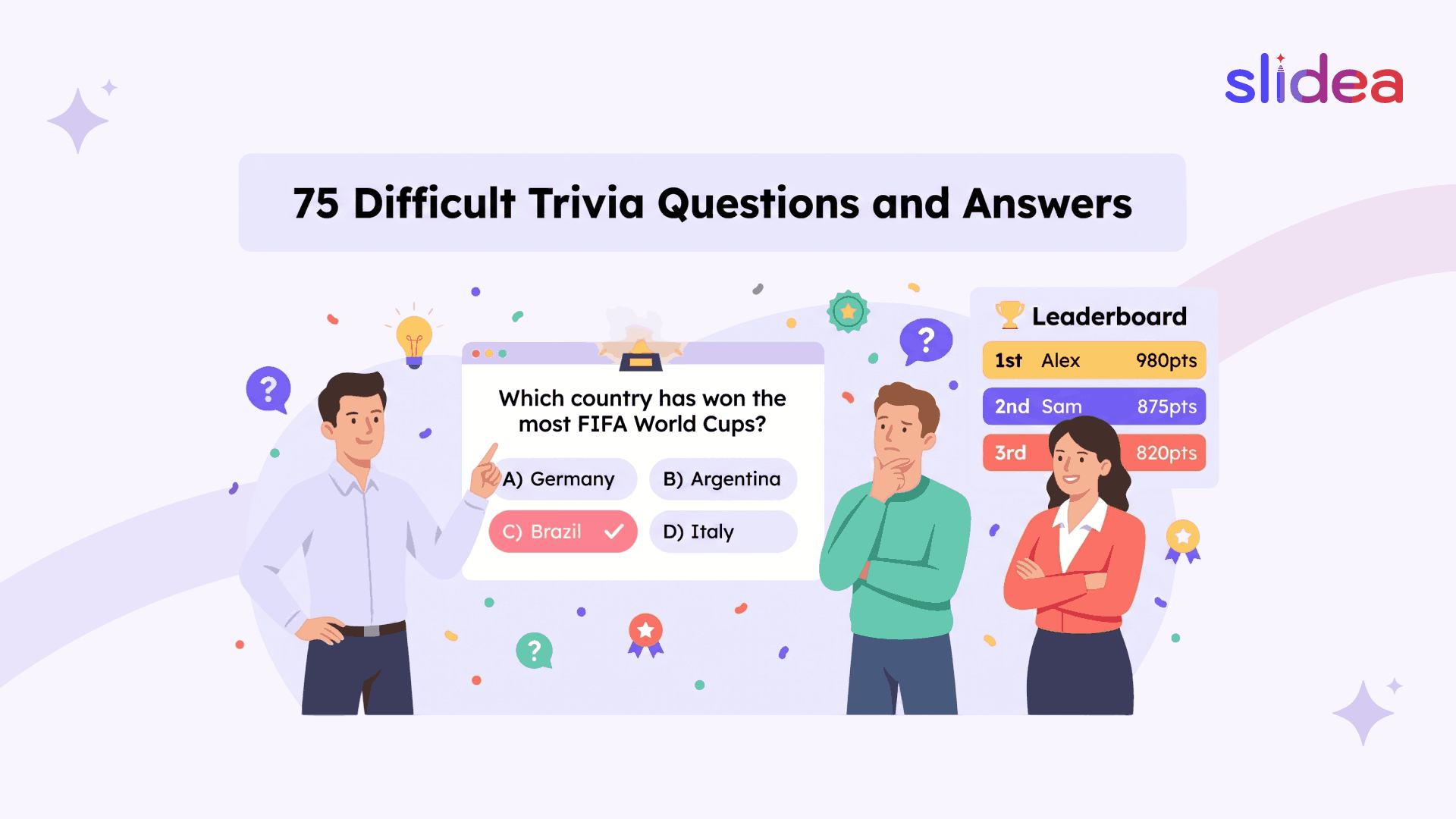 75 Difficult Trivia Questions and Answers (Ultimate Quiz)
