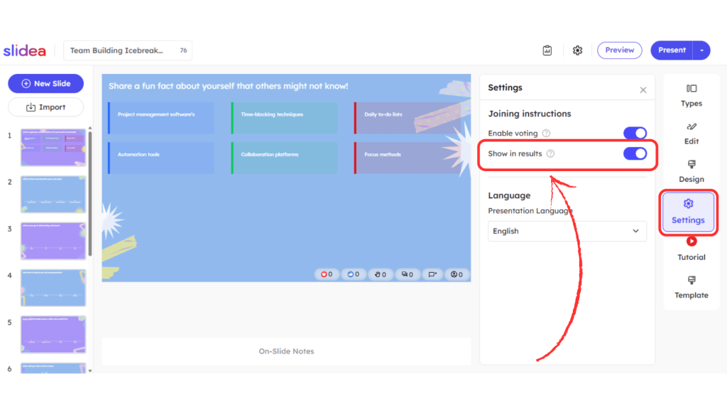 Hide or Show Responses from the Editor