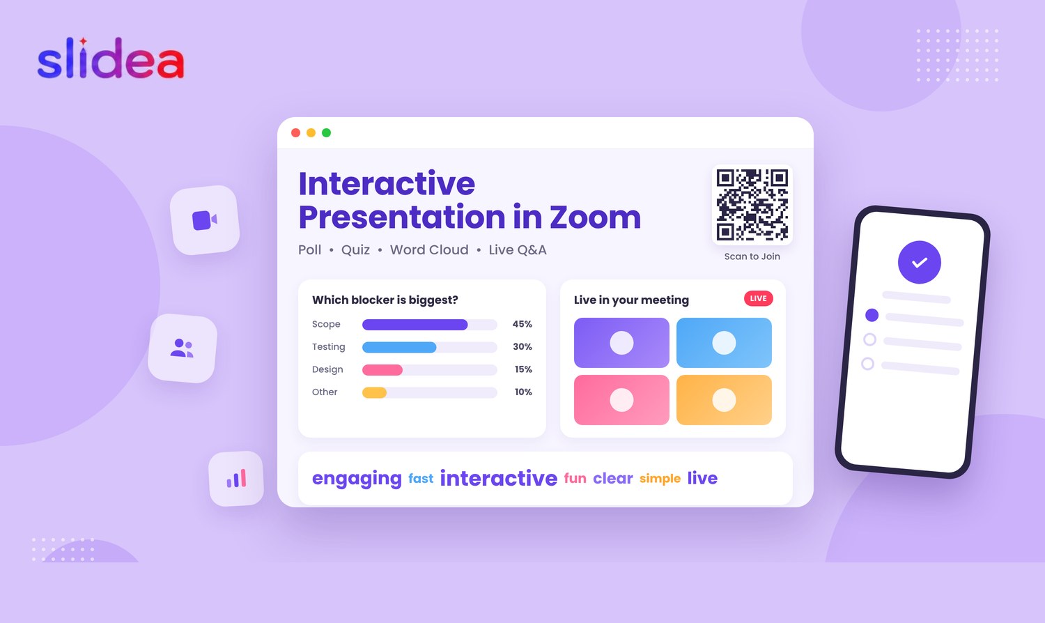 Slidea + Zoom: How to Run Interactive Presentations in Zoom Meetings